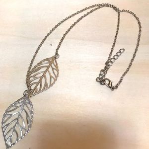 925 Silver Leaf Necklace